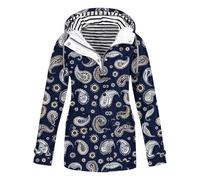 Shffuw Chubasquero Zoto Mujercortavientos Impermeable Chaqueta De Lluvia Estampada Para Mujer Sudaderas Con Capucha Informales Con Cremallera Chaquetas Traje De Lluvia Zotopantalon Navy Xxxxxl