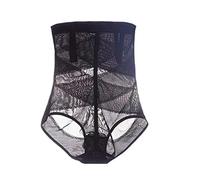 Shffuw Fajas Moldeadoras Mujer Faldas para Una Boda Cuerpo De Encaje De Muslo Dando Forma A Las Damas Shorts Sexy Pants Hollow Dando Forma A Mallas Shapeware Faja Reductora Mujer Black L
