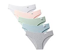 Shffuw Lenceria Erotoca Lencería Mujer Sexy Talla Grande Bragas Sexy para Mujer Bikini Interior Bragas Calzoncillos Piezas Tangas 5 Íntimos Intima De Lenceria Talla Grande Navy L