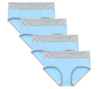 Shffuw Lenceria Mujer Sexy Erótico Conjunto Interior Bikini Interior Color Mujer Patchwork Calzoncillos Calzoncillos Bragas Sólidos Bragas Íntimos Lenceria De Intima Chica Blue L