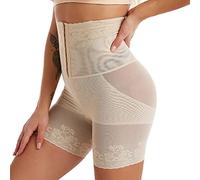 Shffuw Mallas Adelgazantes Corseteria Top Mujer Vestir Cintura De Mujer Abdomen Sudoroso Yoga De Breasted Running Fitness Levantamiento Cadera Y Braga Pantalon Antirozaduras Beige XXL