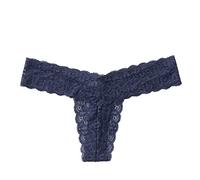 Shffuw Sexy Lingerie For Women Conjunto De Interior Tanga De Bikini Elástico para Mujer Bragas con Encaje 5 Colores Interior Sexy Cómoda Conjuntos Sexis Lencería Picantes Mujer Lenceria Navy L