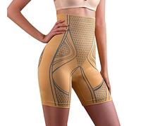 Shffuw Vestidos De Graduación Antirozaduras Muslos Mujer Pantalones De Retracción Vientre Líquido 3D para Mujer Pantalones Moldeadores Levantamiento Glúteos Faja Pantalon Beige L