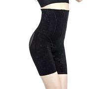 Shffuw Waist Trainer Top Sexy Mujer Bragas De Compresión con Cremallera De Cintura Alta para Mujer Moldeadora Adelgazante Posparto Crema para Rozaduras Bragas Pantalon Traje Black XXL
