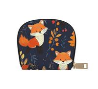 SHFJASBNUMG Anime Forest - Cartera de piel con diseño de tulipán Kawai, paquete de tarjetas estéticas para viajeros activos, para tarjetas de tránsito e identificaciones de acceso rápido, 9 x 11 cm