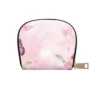 SHFJASBNUMG Anime Forest - Cartera de piel con diseño de tulipán Kawai, paquete de tarjetas estéticas para viajeros activos, para tarjetas de tránsito e identificaciones de acceso rápido, 9 x 11 cm