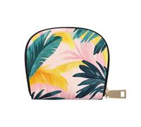 SHFJASBNUMG Anime Forest - Cartera de piel con diseño de tulipán Kawai, paquete de tarjetas estéticas para viajeros activos, para tarjetas de tránsito e identificaciones de acceso rápido, 9 x 11 cm