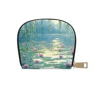 SHFJASBNUMG Cartera abstracta de dibujos animados, bolsa de cuero para amantes de las compras, organizador de tarjetas de lealtad, 9 x 11 cm, A27, 9X11CM