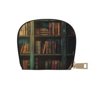 SHFJASBNUMG Cartera abstracta de dibujos animados, bolsa de cuero para amantes de las compras, organizador de tarjetas de lealtad, 9 x 11 cm, A18, 9X11CM