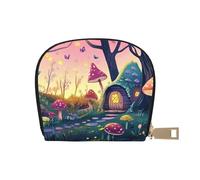 SHFJASBNUMG Cartera abstracta de dibujos animados, bolsa de cuero para amantes de las compras, organizador de tarjetas de lealtad, 9 x 11 cm, A38, 9X11CM