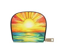 SHFJASBNUMG Cartera abstracta de dibujos animados, bolsa de cuero para amantes de las compras, organizador de tarjetas de lealtad, 9 x 11 cm, A17, 9X11CM