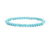 SHFJASBNUMG Mini pulseras de energía de piedras preciosas de 4 mm, pulsera pequeña de piedra natural, pulsera con cuentas para parejas, Piedra