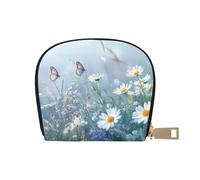 SHFJASBNUMG Palm Trees - Paquete de tarjetas de piel de acuarela negra neón, fondo texturizado, cartera para atletas, manos libres, 9 x 11 cm, A22, 9X11CM