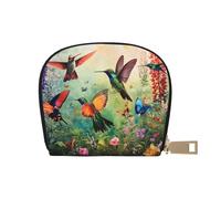 SHFJASBNUMG Palm Trees - Paquete de tarjetas de piel de acuarela negra neón, fondo texturizado, cartera para atletas, manos libres, 9 x 11 cm, A11, 9X11CM