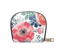 SHFJASBNUMG Palm Trees - Paquete de tarjetas de piel de acuarela negra neón, fondo texturizado, cartera para atletas, manos libres, 9 x 11 cm, a7, 9X11CM