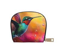 SHFJASBNUMG Palm Trees - Paquete de tarjetas de piel de acuarela negra neón, fondo texturizado, cartera para atletas, manos libres, 9 x 11 cm, A25, 9X11CM