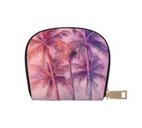 SHFJASBNUMG Palm Trees - Paquete de tarjetas de piel de acuarela negra neón, fondo texturizado, cartera para atletas, manos libres, 9 x 11 cm, a3, 9X11CM