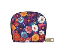 SHFJASBNUMG Palm Trees - Paquete de tarjetas de piel de acuarela negra neón, fondo texturizado, cartera para atletas, manos libres, 9 x 11 cm, A19, 9X11CM