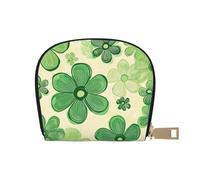 SHFJASBNUMG Palm Trees - Paquete de tarjetas de piel de acuarela negra neón, fondo texturizado, cartera para atletas, manos libres, 9 x 11 cm, A23, 9X11CM