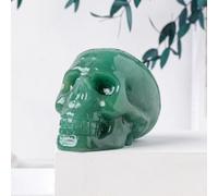 SHFTQXSLAT 1PC Crystal Skulls Craft Carving Quartz for Decoration & Gifts Hand Carved Home
