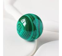 SHFTQXSLAT 1PC Polished Malachite Crystal Ball Green Gemstone Quartz Sphere Home Decoration Gifts (Size : 20-30mm)
