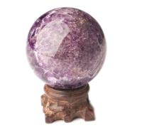 SHFTQXSLAT Amethyst Crystal Ball Sphere Balls for Witchcraft and Decorative Crystals, ball-50mm