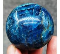 SHFTQXSLAT Blue Apatite Stone Sphere Crystal Ball Ornaments (Size : 900-1000g)