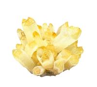 SHFTQXSLAT Crystal Cluster Yellow Phantom Quartz geode Gemstone Healings Stone for Gift 1pc (700g-900g)