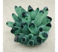 SHFTQXSLAT Green Ghost Phantom Quartz Crystal Cluster Rock Stones and Crystals Home Decor Ornaments (Size : 500-600g)