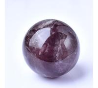 SHFTQXSLAT Green Purple Fluorite Ball Living Room Study Home Office Decoration Crystal,60~70mm