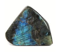 SHFTQXSLAT Irregular Polished Blue Labradorite Gemstone, Freeform Crystal Stone, for Gift Home Office Table Decor,700~750g