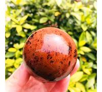 SHFTQXSLAT Red Obsidian Ball Room Decoration Home Fish Tank decoration1pc Ornaments (Size : 4cm)