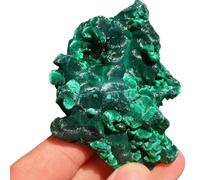 SHFTQXSLAT Stone Acicular Malachite Cluster Quartz Crystal Restoration Home Office Decorative Gem 1pc(50-100g)