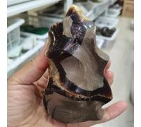 SHFTQXSLAT Stone Torch Flame Shaped Crystal Carving Ornaments Home Decor(500-600g)