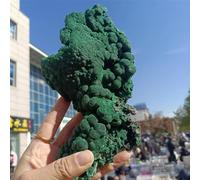 SHFTQXSLAT Stone Velvet Malachite Cluster,Quartz Crystal Ore, Decor(Size:50-100g)
