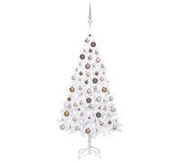 ShGaxin árbol de Navidad Artificial cony Bola, Christmas Tree Decorations, Abeto Artificial árbol, Arbol De Navidad,s PVC Blanco 150 cm