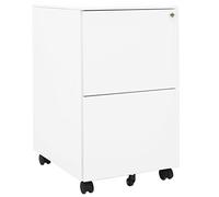 ShGaxin Armario archivador Acero Blanco 39x45x67 cm, Armario Oficina, Mueble Archivador, Cajonera Oficina, Cajonera Archivador, Mueble Cajonera, Archivador Oficina