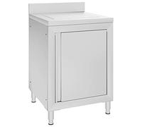 ShGaxin Armario de Cocina Comercial con escurridor de Acero Inoxidable, Mueble Fregadero, Mueble Baño Cocina, Modulos De Cocina, Armario Baño Cocina - SPU:147228