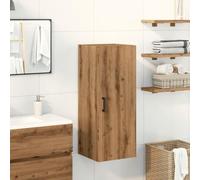 ShGaxin Armario de Pared Madera ingeniería Roble artisian 34,5x34x90 cm, Armario Colgar, Mueble Colgar, Mueble Pared, Mueble Auxiliar - 857335