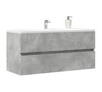 ShGaxin Armario para Lavabo contrachapada Gris hormigón 100x38,5x45 cm, Armario Baño, Mueble Bajo Lavabo, Mueble Baño, Muebles para Lavabo - 856251