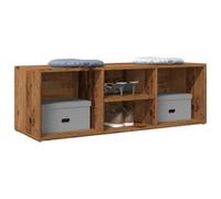 ShGaxin Banco Zapatero de Madera de ingeniería Envejecida 105x35x35 cm, Mueble Recibidor, Zapatero Entrada Recibidor, Mueble Zapatero - 856410