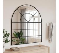 ShGaxin Espejo de Pared Arco de Hierro Negro 100x110 cm, Espejo Baño, Espejos De Salon, Espejo Recibidor Entrada, Mueble Salon - 3200612