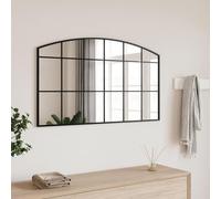 ShGaxin Espejo de Pared Arco de Hierro Negro 100x60 cm, Espejo Baño, Espejos De Salon, Espejo Recibidor Entrada, Mueble Salon - 358639