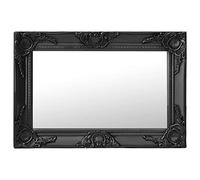 ShGaxin Espejo de Pared Estilo Barroco Negro 60x40 cm, Espejo Baño, Espejos De Salon, Espejo Recibidor Entrada, Mueble Salon - 320331