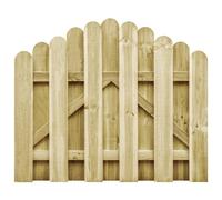 ShGaxin Puerta de jardín Madera de Pino impregnada 100x75 cm, Puertas para Jardin, Puertas De Exterior, Valla Jardín, Rejas para Puertas De Entrada