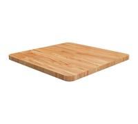 ShGaxin Tablero de Mesa Cuadrada Madera Roble marrón Claro 50x50x2,5 cm, Encimera Cocina, Tableros De Madera, Table Salon, Encimera De Madera - 343029