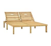 ShGaxin Tumbona Doble de Madera de Pino impregnada Verde, Tumbonas Jardin Exterior, Tumbona Piscina, Sun Lounger, Tumbonas De Jardin, Cama Jardin Exterior, Tumbona De Playa 315398