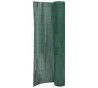 ShGaxin Valla de jardín de Doble Cara, Vallas Piscina, Vallas Decorativas para Jardín, Vallas Jardin Exterior, Separador Jardin Exterior, Vallas Terraza, Verde 110x300 cm