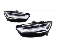 SHGJGH Faros Delanteros Para A6 Para C7 2016 2017 2018 Faros LED Con Señales De Giro DRL Luz Delantero(16-18)