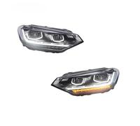 SHGJGH Faros Delanteros Para VW Para Touran Para L 2016-2019 Conjuntos Faros LED Coche Niebla DRL Freno Señal Giro Lámpara Plug And Play Luz Delantero